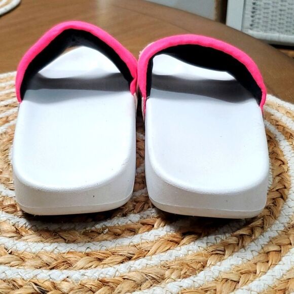 VICTORIAS SECRET PINK LOGO SLIDES SANDALS BEACH SHOWER POOL SHOES, Size 8 - Picture 4 of 6